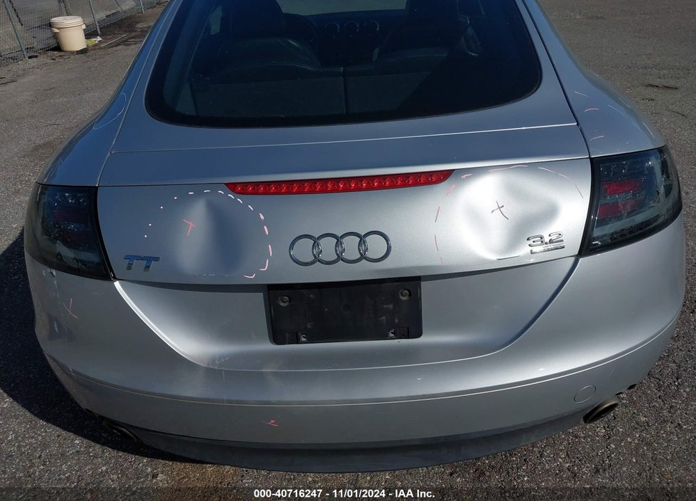 2008 AUDI TT 3.2 VIN: TRUDD38J681000598