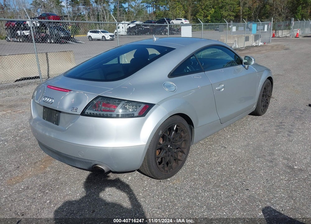 2008 AUDI TT 3.2 VIN: TRUDD38J681000598