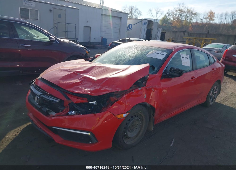 2019 HONDA CIVIC LX VIN: 2HGFC2F60KH501950