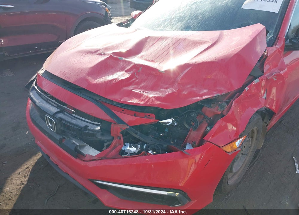 2019 HONDA CIVIC LX VIN: 2HGFC2F60KH501950
