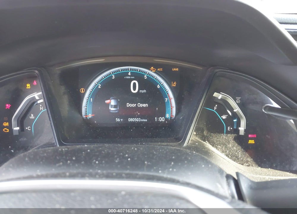 2019 HONDA CIVIC LX VIN: 2HGFC2F60KH501950