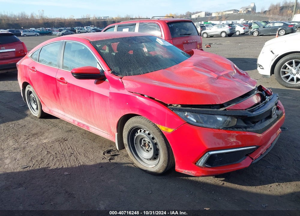 2019 HONDA CIVIC LX VIN: 2HGFC2F60KH501950