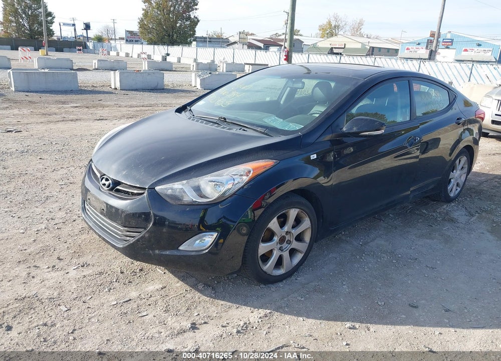 2012 HYUNDAI ELANTRA LIMITED (ULSAN PLANT) VIN: KMHDH4AE3CU321700