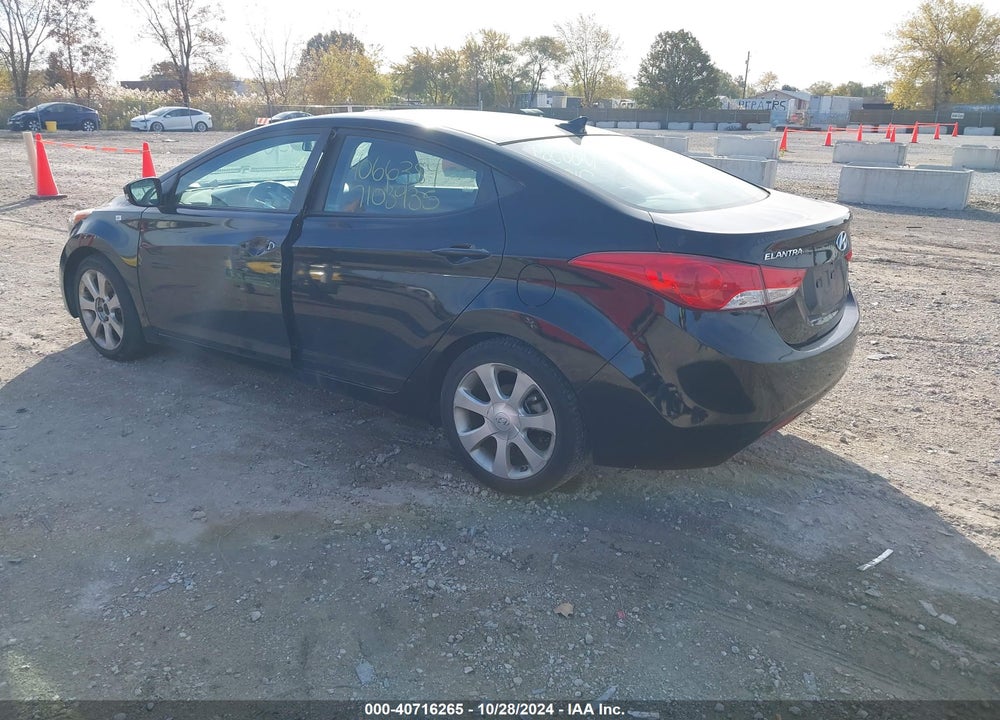 2012 HYUNDAI ELANTRA LIMITED (ULSAN PLANT) VIN: KMHDH4AE3CU321700