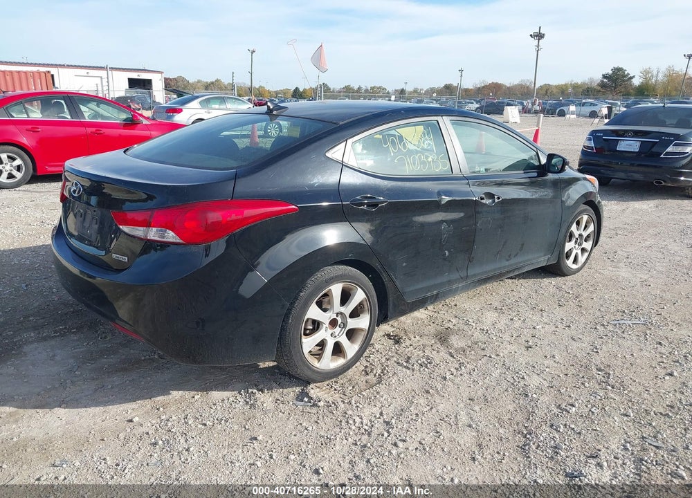 2012 HYUNDAI ELANTRA LIMITED (ULSAN PLANT) VIN: KMHDH4AE3CU321700