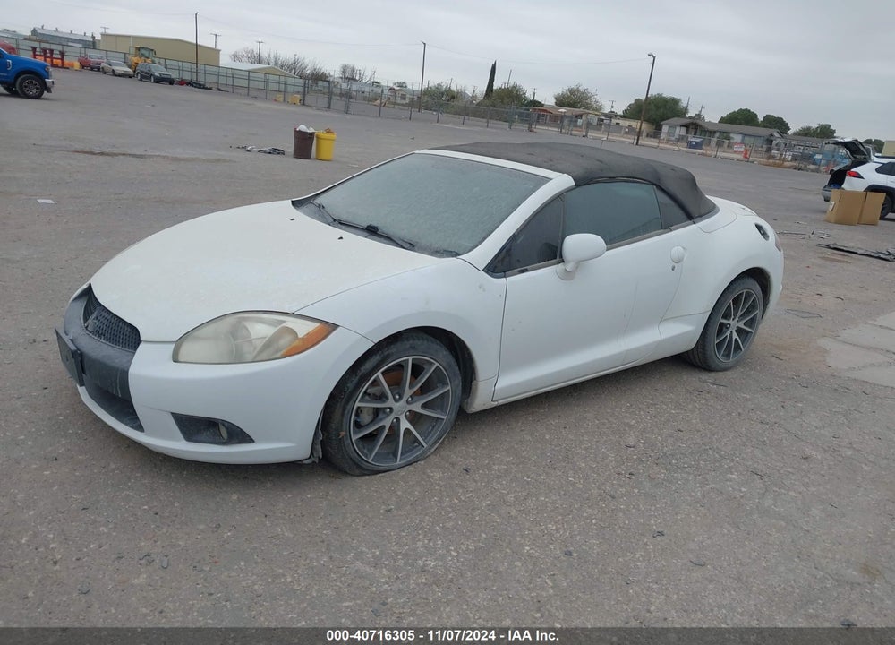 2012 MITSUBISHI ECLIPSE SPYDER GS SPORT VIN: 4A37L2EF9CE001845