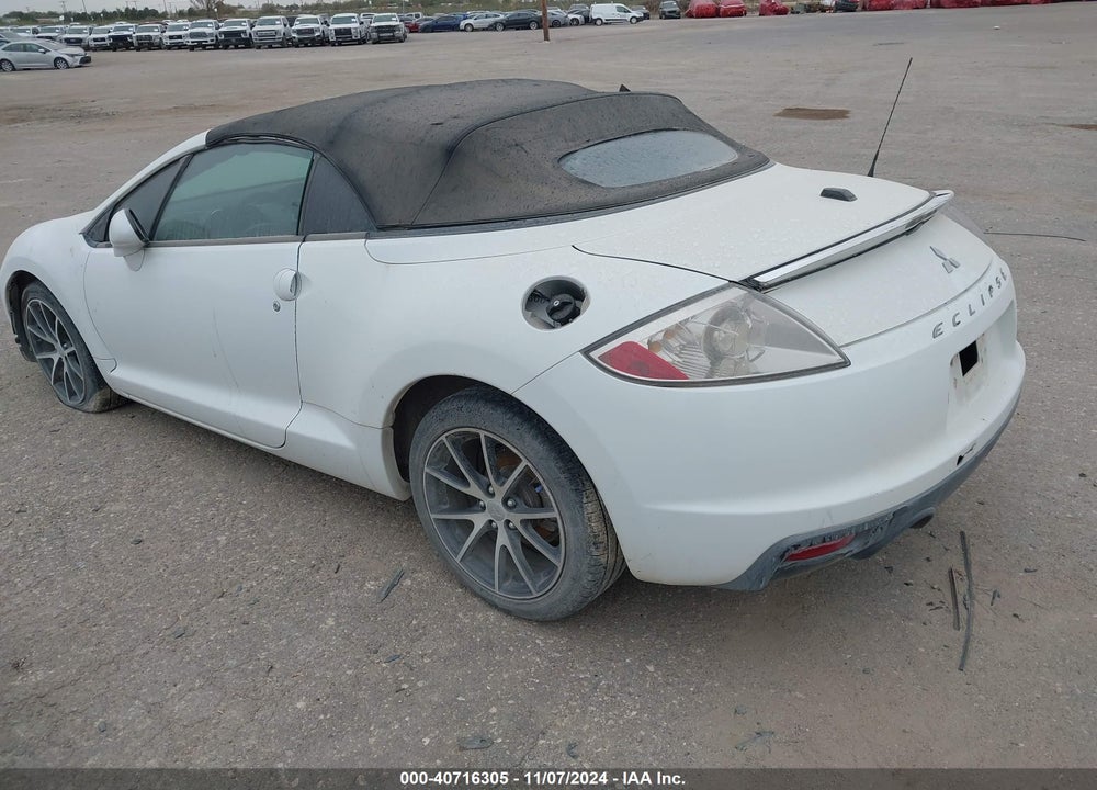 2012 MITSUBISHI ECLIPSE SPYDER GS SPORT VIN: 4A37L2EF9CE001845