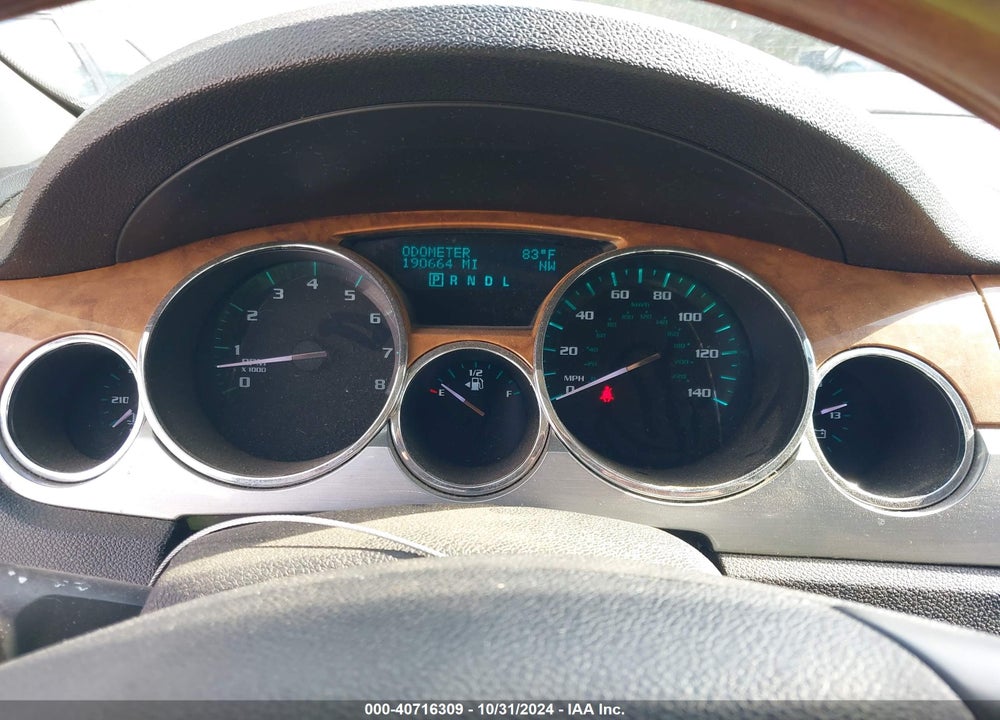 2012 BUICK ENCLAVE LEATHER VIN: 5GAKRCED1CJ104959