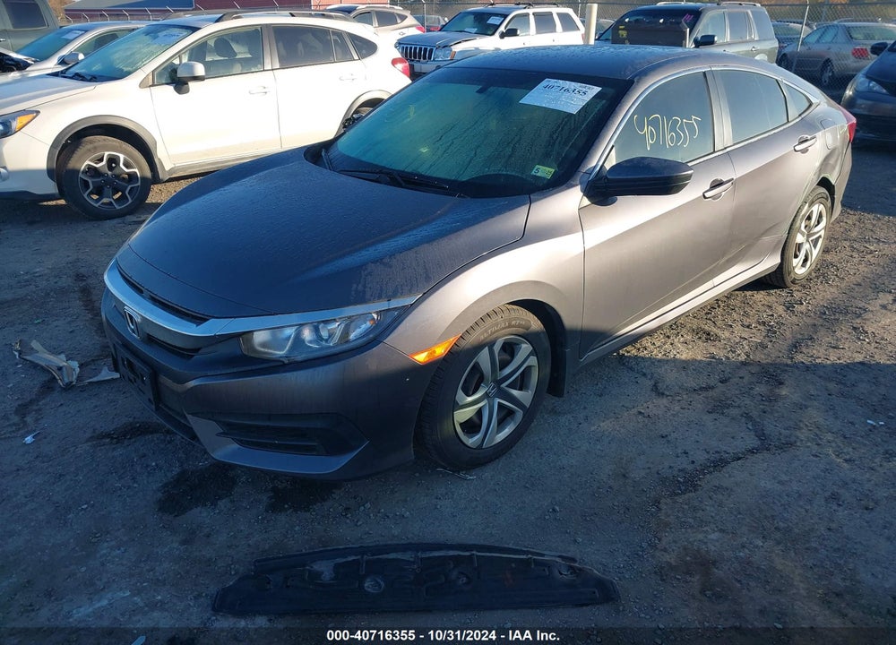 2018 HONDA CIVIC LX VIN: 19XFC2F5XJE043821