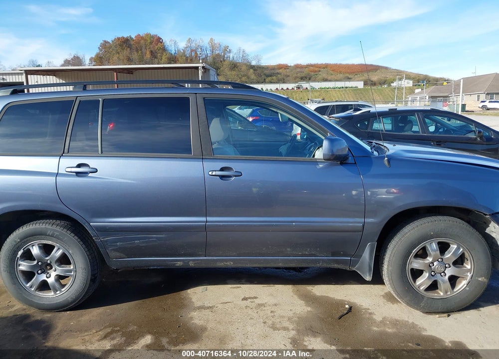 2006 TOYOTA HIGHLANDER V6 VIN: JTEEP21A860136739
