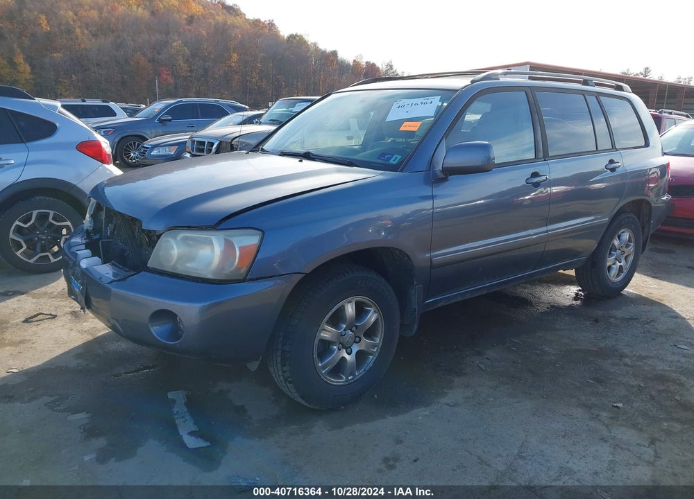 2006 TOYOTA HIGHLANDER V6 VIN: JTEEP21A860136739