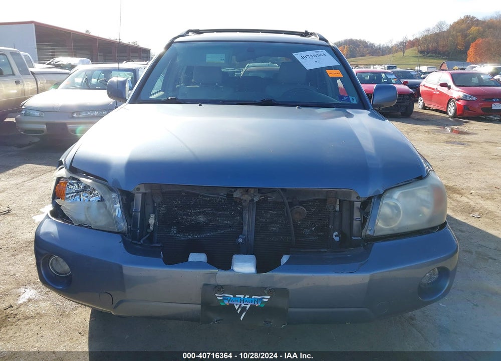 2006 TOYOTA HIGHLANDER V6 VIN: JTEEP21A860136739