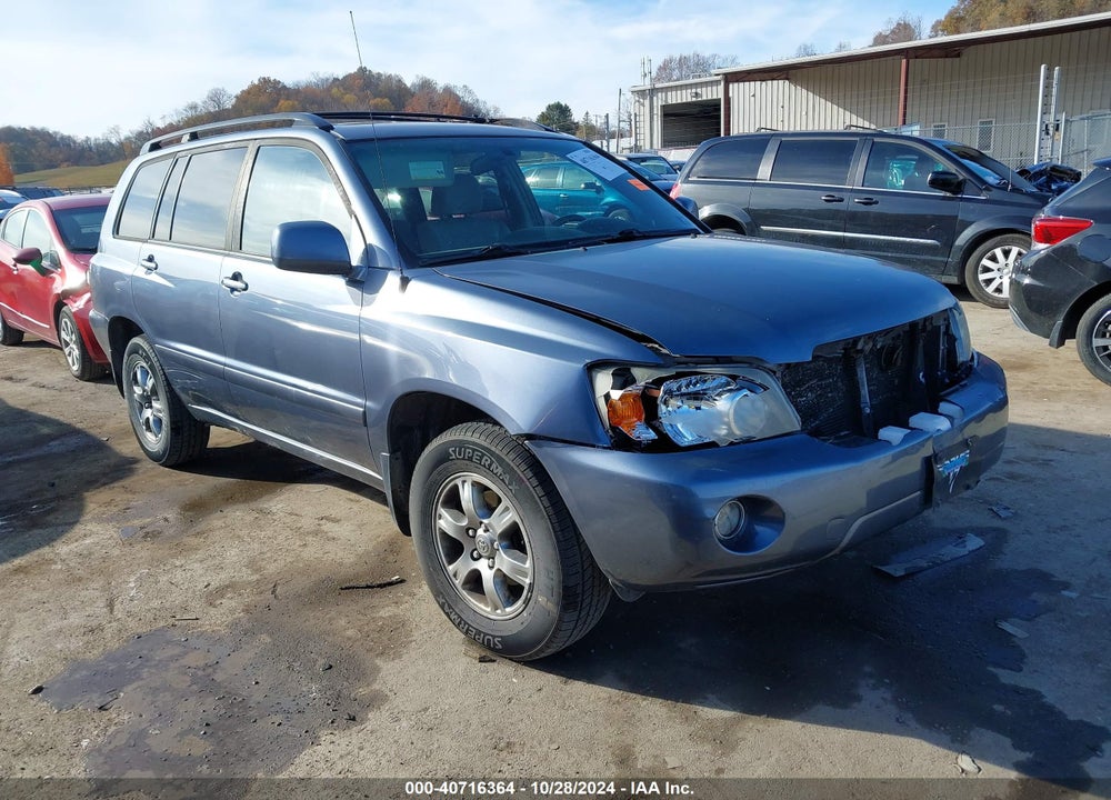 2006 TOYOTA HIGHLANDER V6 VIN: JTEEP21A860136739