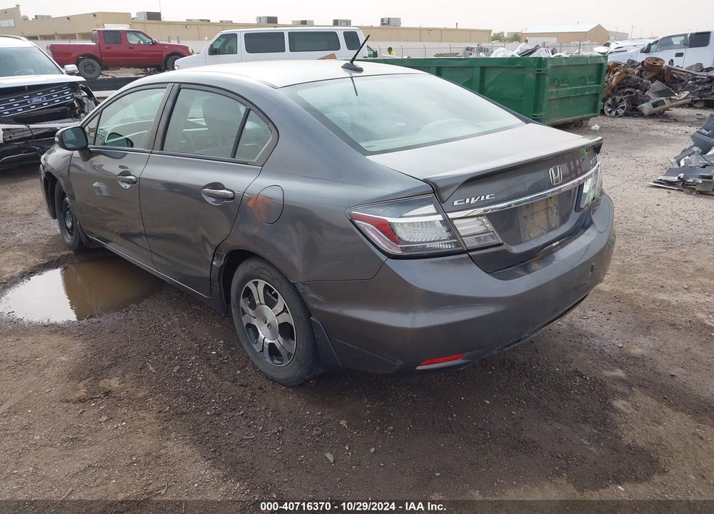 2013 HONDA CIVIC HYBRID VIN: 19XFB4F3XDE000078