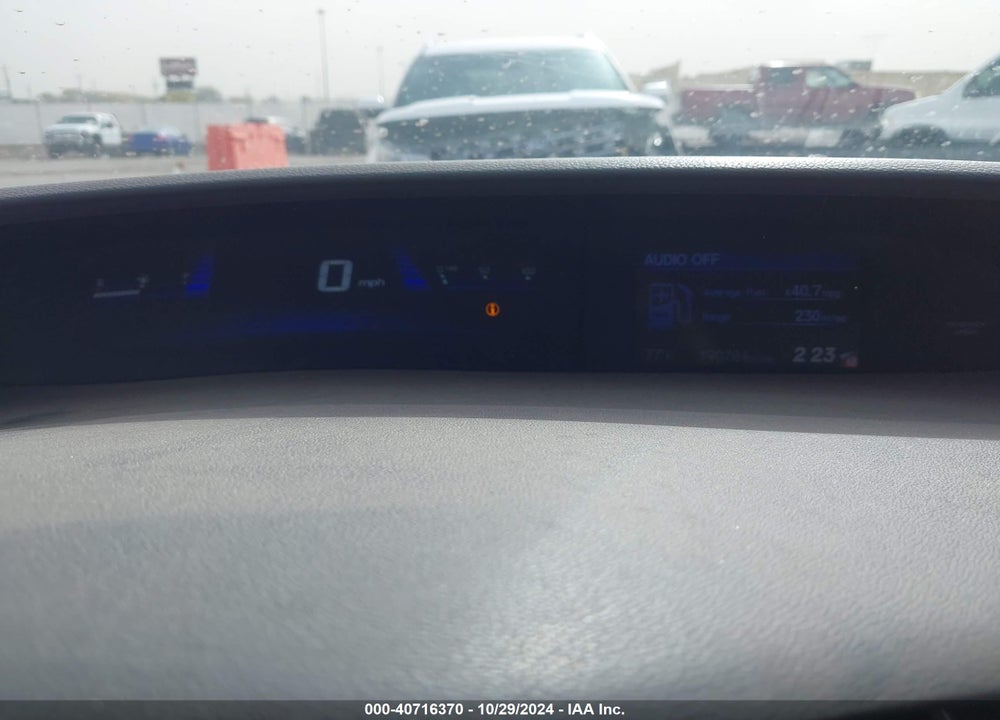 2013 HONDA CIVIC HYBRID VIN: 19XFB4F3XDE000078