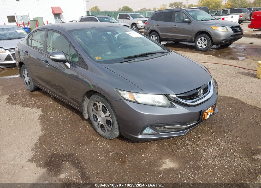 2013 HONDA CIVIC HYBRID VIN: 19XFB4F3XDE000078