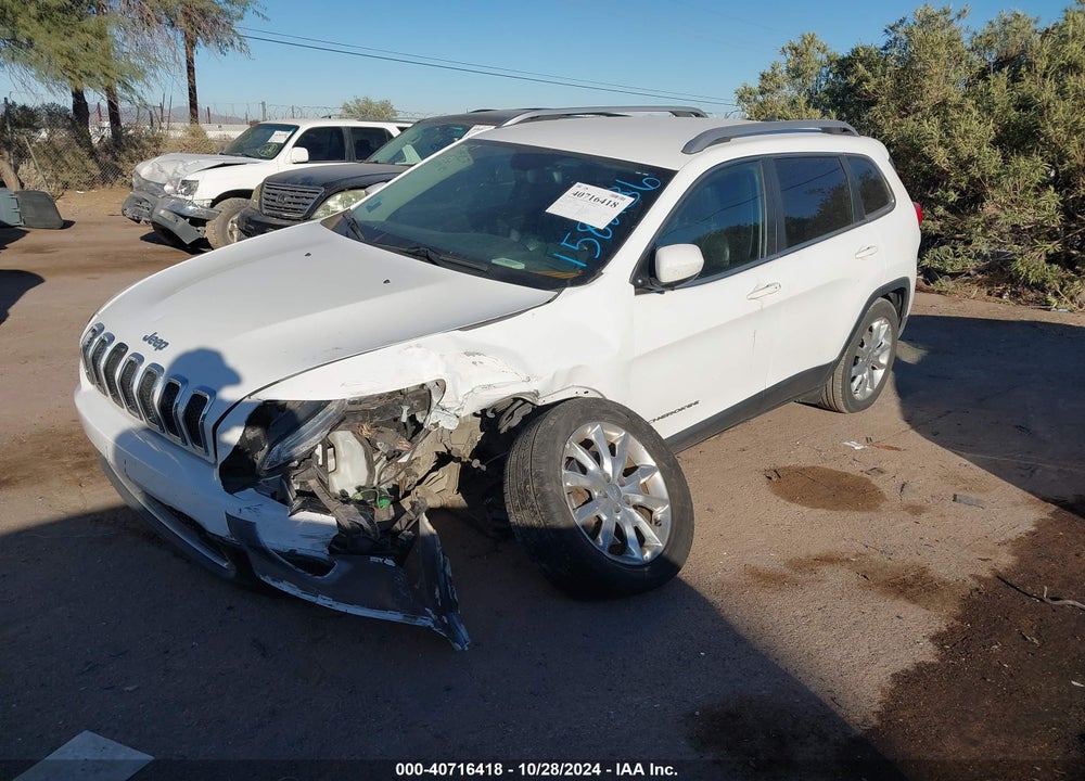 2016 JEEP CHEROKEE LIMITED VIN: 1C4PJLDB9GW158286