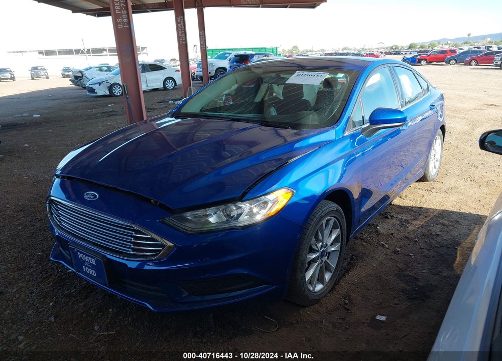 2017 FORD FUSION SE VIN: 3FA6P0H73HR163394