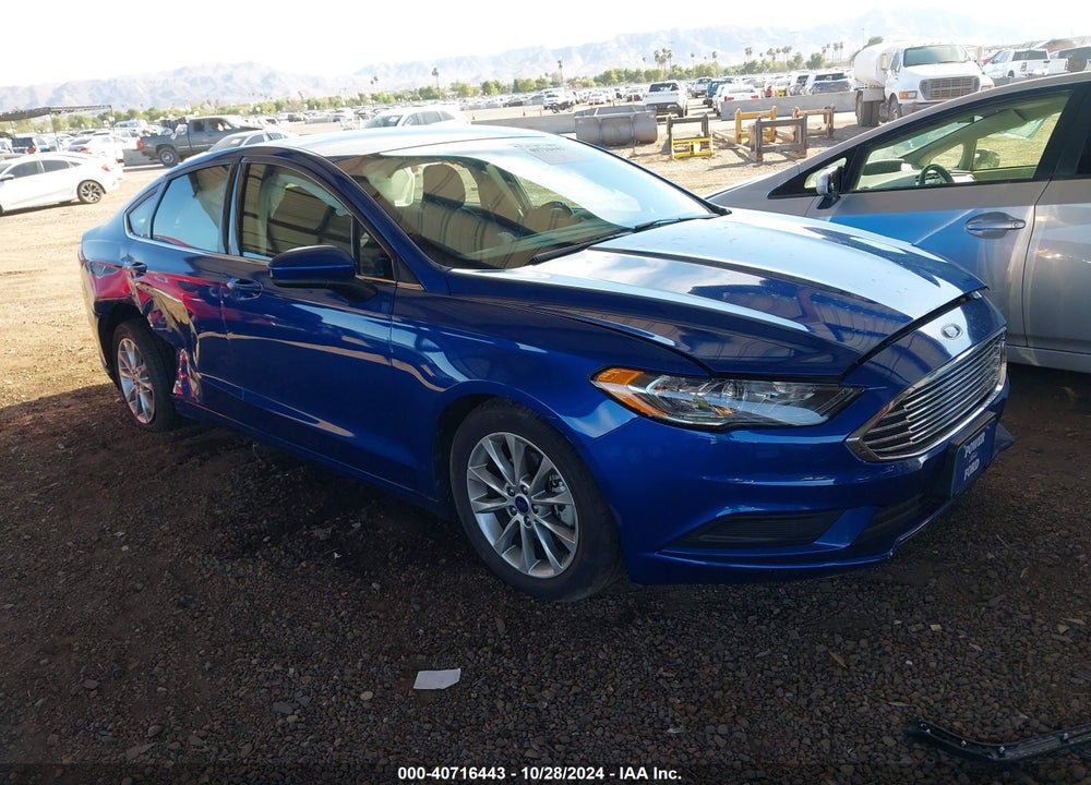 2017 FORD FUSION SE VIN: 3FA6P0H73HR163394