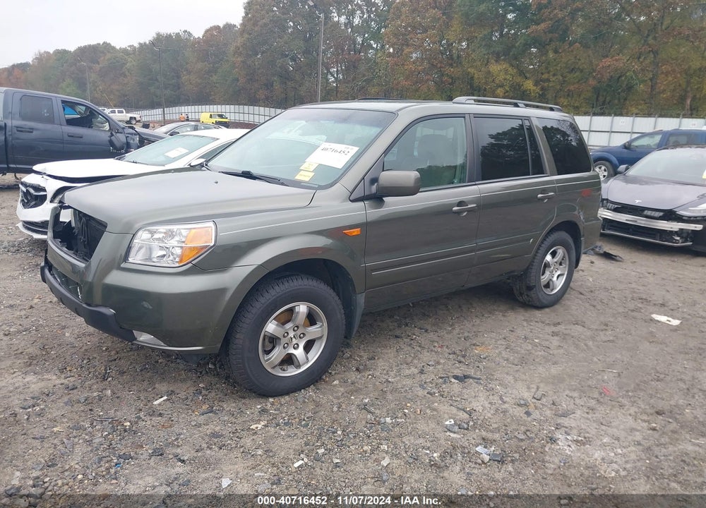2006 HONDA PILOT EX VIN: 5FNYF28496B020004