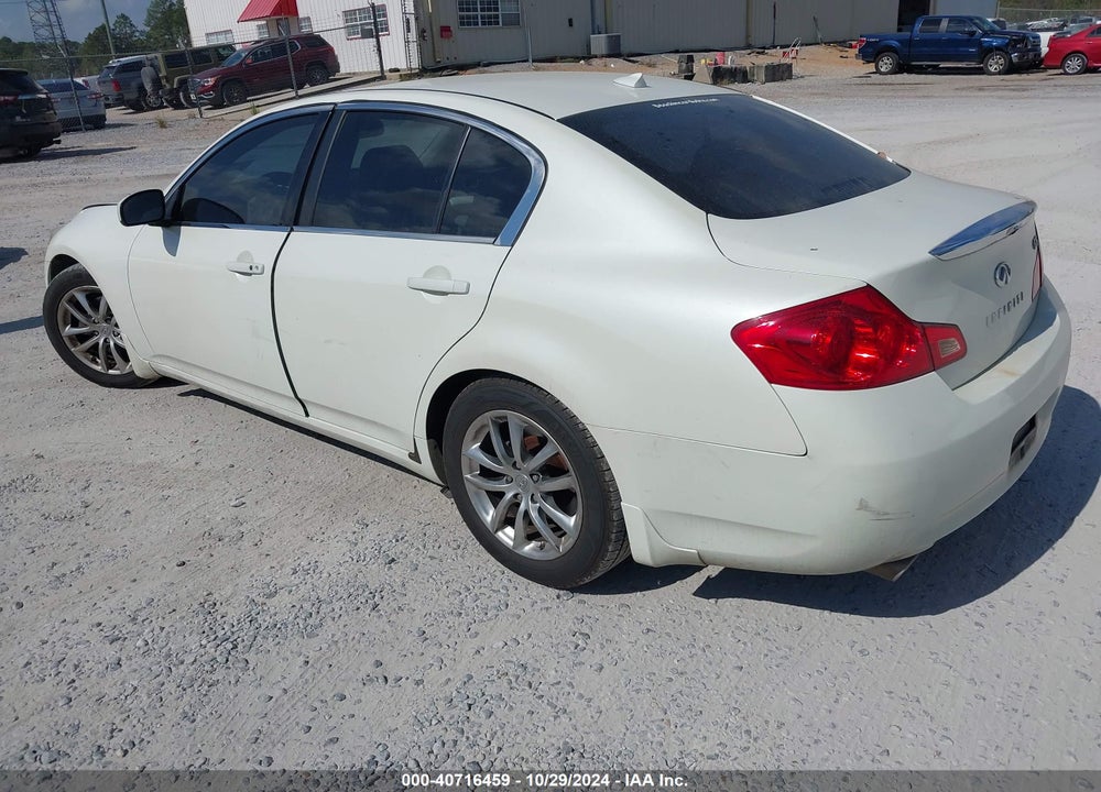 2008 INFINITI G35 JOURNEY VIN: JNKBV61E78M217099