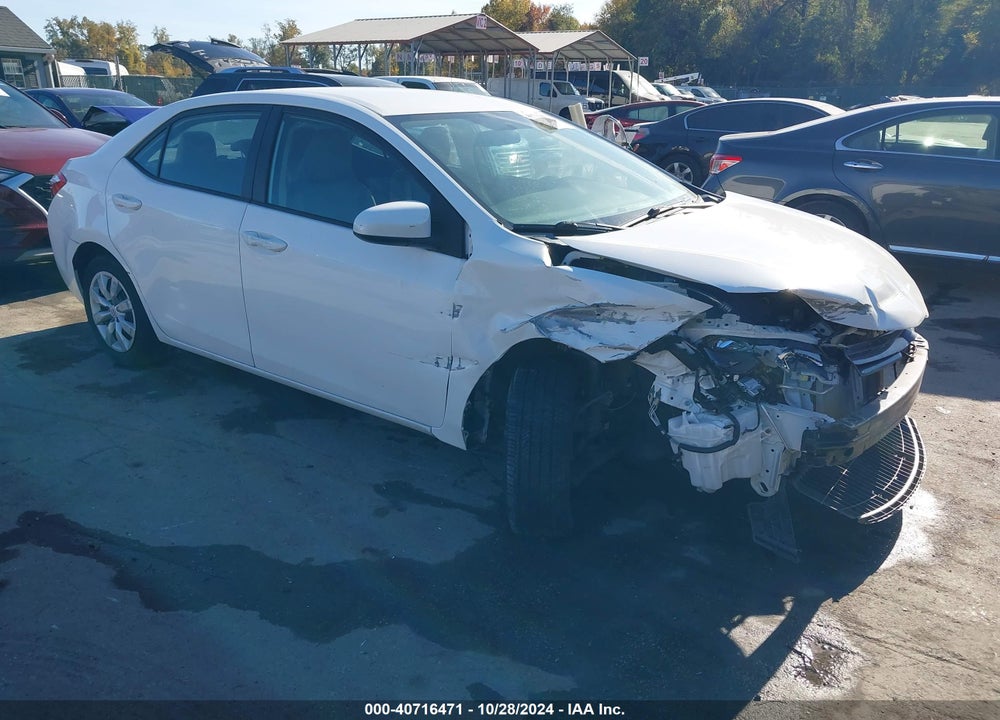 2015 TOYOTA COROLLA LE VIN: 2T1BURHE2FC320131