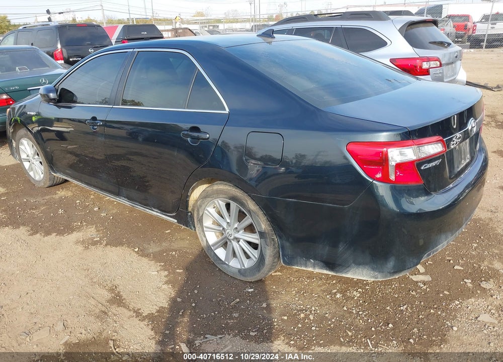 2012 TOYOTA CAMRY HYBRID XLE VIN: 4T1BD1FKXCU040025