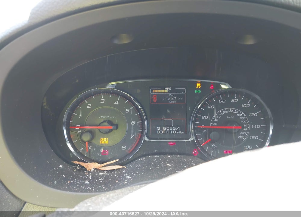 2019 SUBARU WRX PREMIUM VIN: JF1VA1C62K9817399
