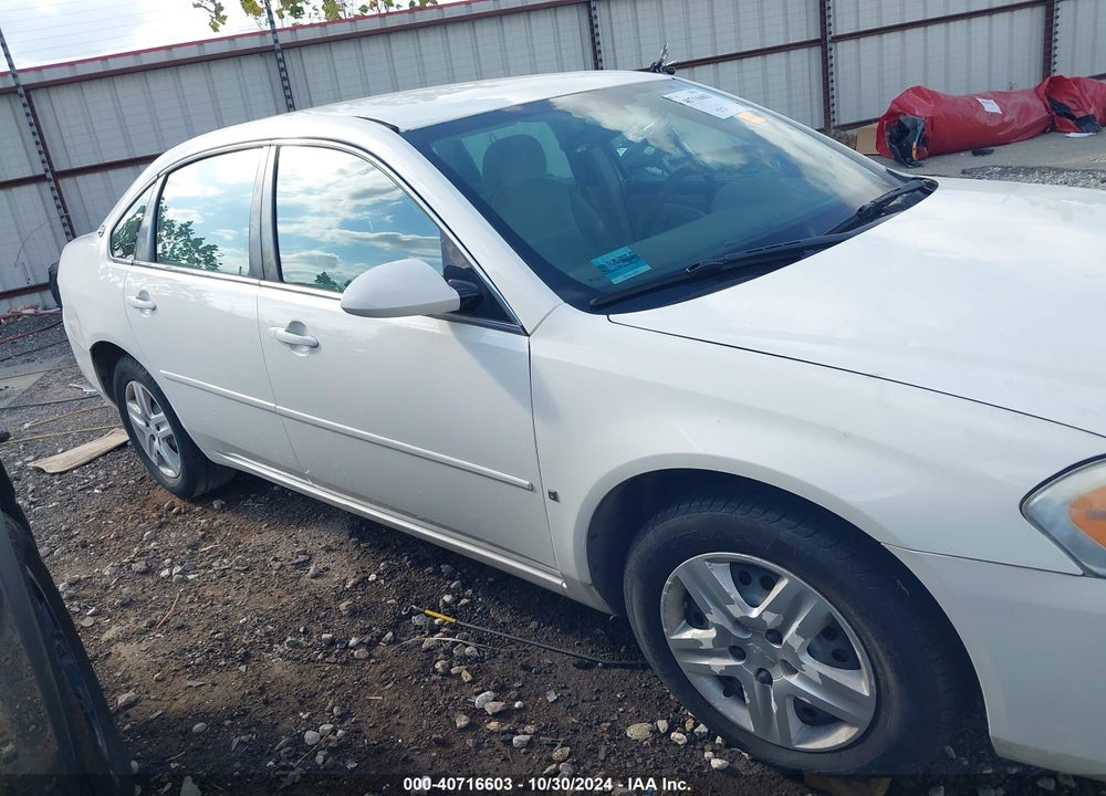 2007 CHEVROLET IMPALA LS VIN: 2G1WB58K779395830