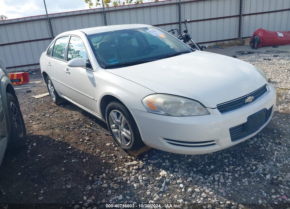 2007 CHEVROLET IMPALA LS VIN: 2G1WB58K779395830