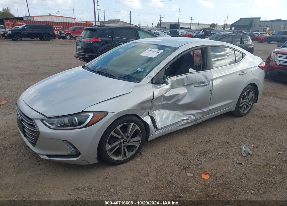 2018 HYUNDAI ELANTRA LIMITED VIN: 5NPD84LF9JH283956