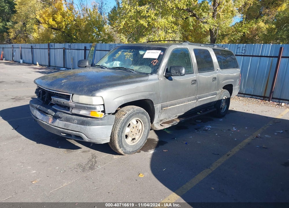 2001 CHEVROLET SUBURBAN 1500 LS VIN: 3GNFK16T01G251259
