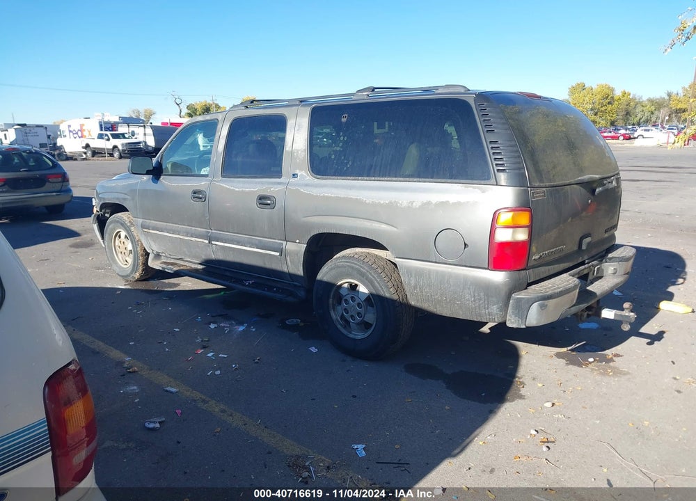 2001 CHEVROLET SUBURBAN 1500 LS VIN: 3GNFK16T01G251259