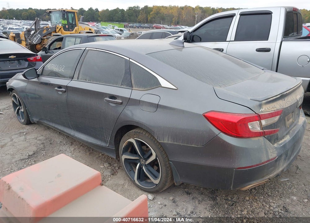 2018 HONDA ACCORD SPORT VIN: 1HGCV1F31JA163162