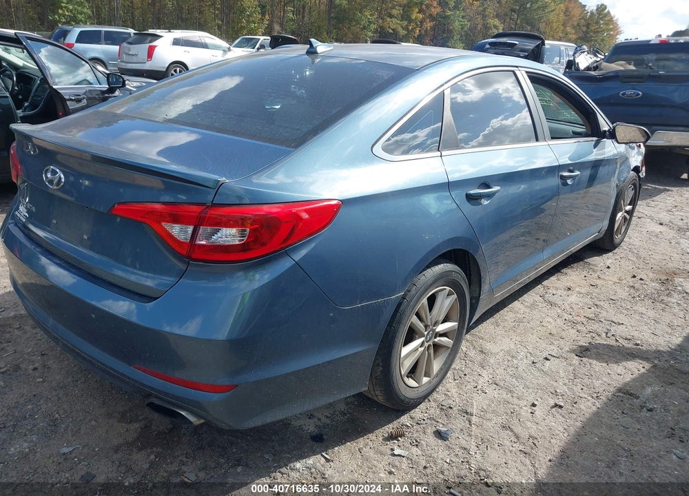 2016 HYUNDAI SONATA SE VIN: 5NPE24AF4GH319828