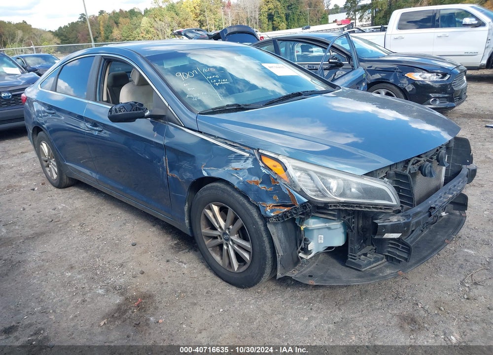 2016 HYUNDAI SONATA SE VIN: 5NPE24AF4GH319828