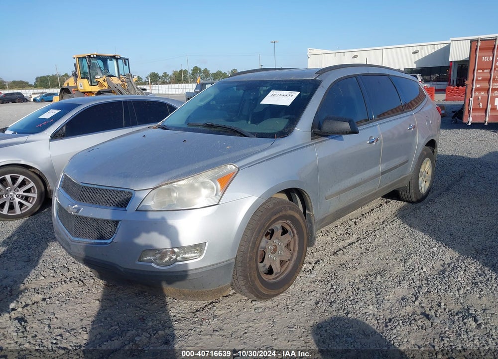 2012 CHEVROLET TRAVERSE LS VIN: 1GNKRFED3CJ330296