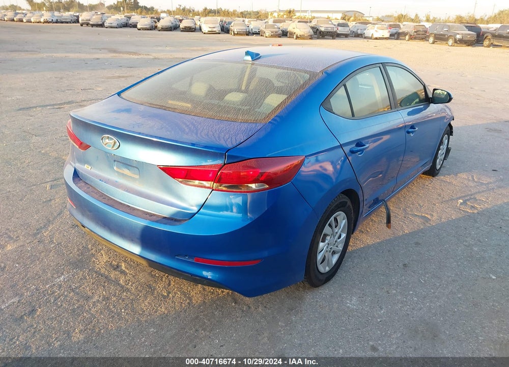 2017 HYUNDAI ELANTRA SE VIN: 5NPD74LF2HH078489