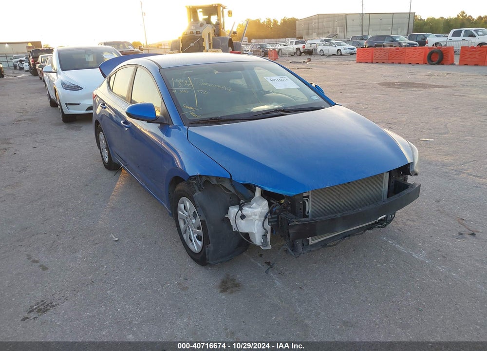 2017 HYUNDAI ELANTRA SE VIN: 5NPD74LF2HH078489