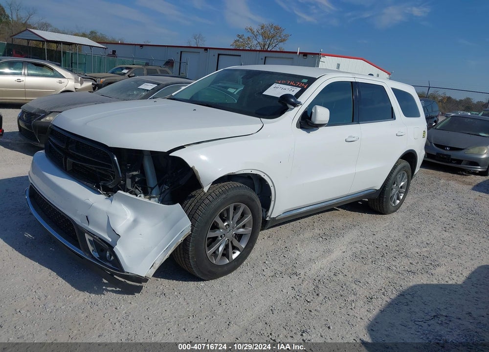 2018 DODGE DURANGO SPECIAL SERVICE AWD VIN: 1C4RDJFG9JC330855