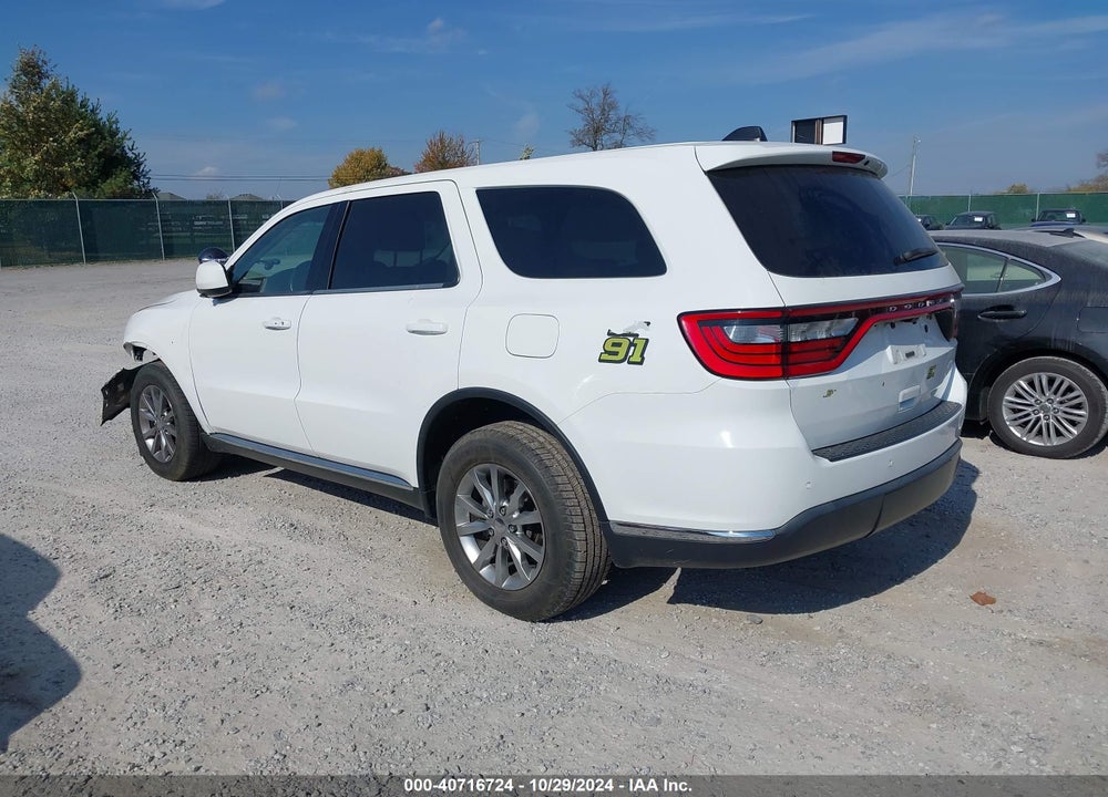 2018 DODGE DURANGO SPECIAL SERVICE AWD VIN: 1C4RDJFG9JC330855