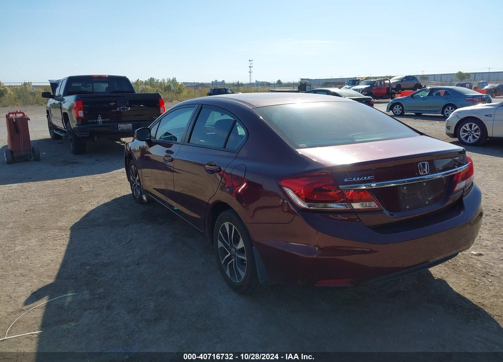2013 HONDA CIVIC EX VIN: 19XFB2F83DE055763