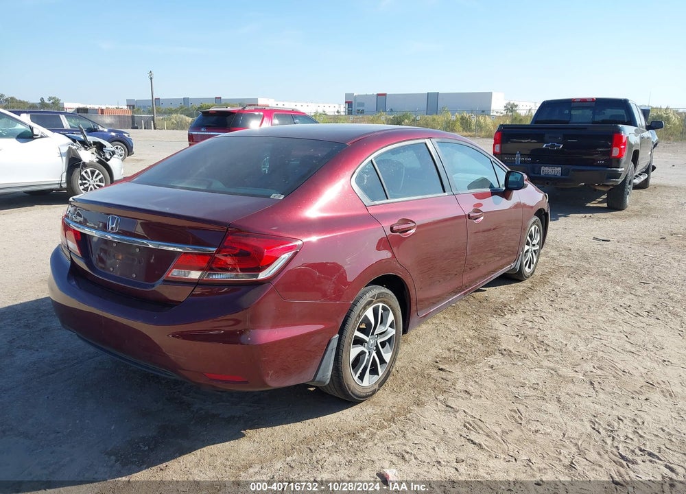 2013 HONDA CIVIC EX VIN: 19XFB2F83DE055763