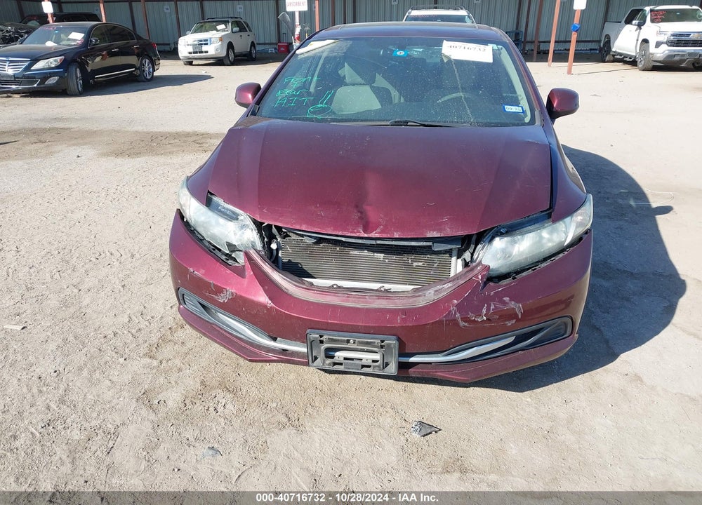 2013 HONDA CIVIC EX VIN: 19XFB2F83DE055763