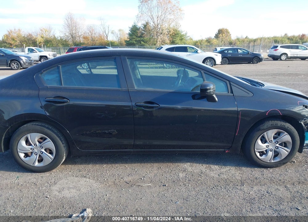 2014 HONDA CIVIC LX VIN: 19XFB2F56EE264762
