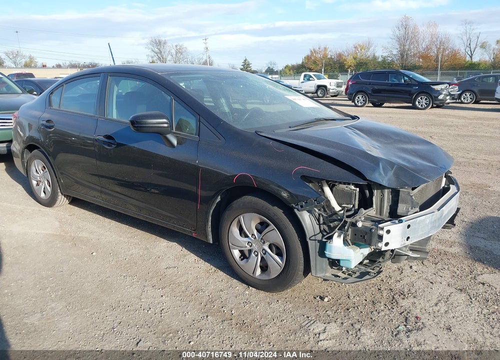 2014 HONDA CIVIC LX VIN: 19XFB2F56EE264762