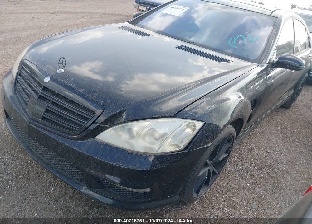 2009 MERCEDES-BENZ S 63 AMG VIN: WDDNG77X19A271241