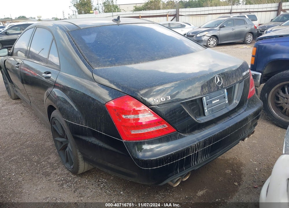 2009 MERCEDES-BENZ S 63 AMG VIN: WDDNG77X19A271241