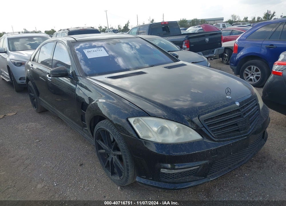 2009 MERCEDES-BENZ S 63 AMG VIN: WDDNG77X19A271241