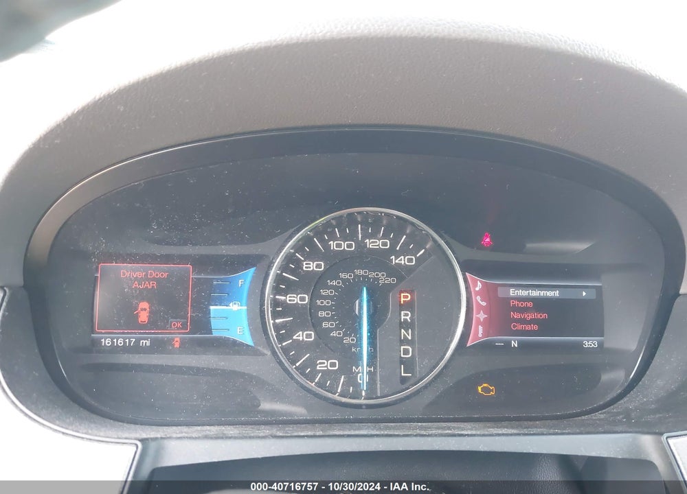 2012 FORD EDGE SEL VIN: 2FMDK3J91CBA30679